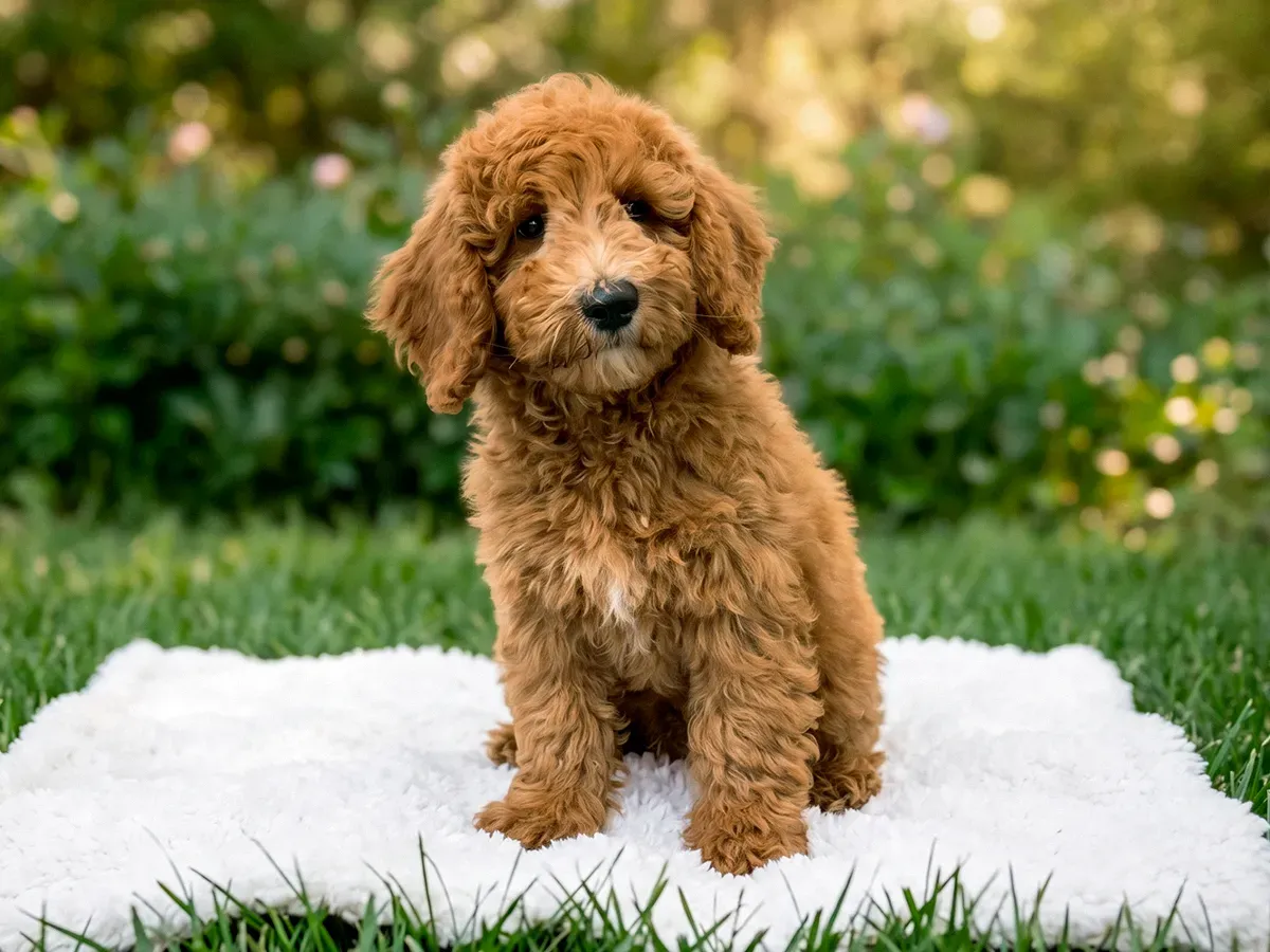Fred, mini Poodle puppy